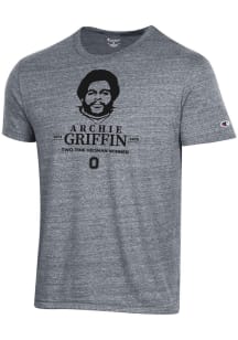 Archie Griffin Champion Grey Ohio State Buckeyes Triblend Short Sleeve Fashion T Shirt