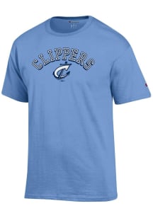 Champion Columbus Clippers Light Blue Jersey Short Sleeve T Shirt