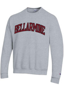 Champion Bellarmine Knights Mens Grey Arch Name Long Sleeve Crew Sweatshirt