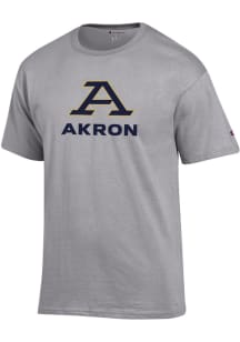 Champion Akron Zips Grey Core Short Sleeve T Shirt
