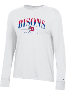 Champion Buffalo Bisons Womens White Core LS Tee