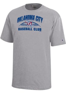 Champion Oklahoma City Dodgers Youth Grey Baseball Short Sleeve T-Shirt