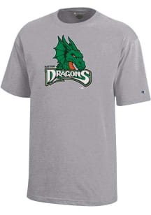 Champion Dayton Dragons Youth Grey Dragon Logo Short Sleeve T-Shirt