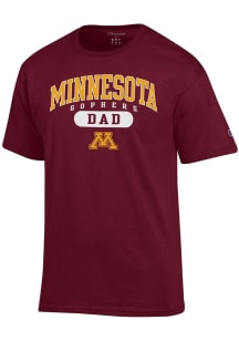 Minnesota Golden Gophers Maroon Champion Dad Short Sleeve T Shirt