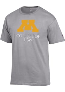 Minnesota Golden Gophers Grey Champion College Of Law Short Sleeve T Shirt