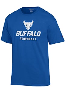 Champion Buffalo Bulls Blue Football Short Sleeve T Shirt