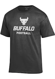 Champion Buffalo Bulls Charcoal Football Short Sleeve T Shirt