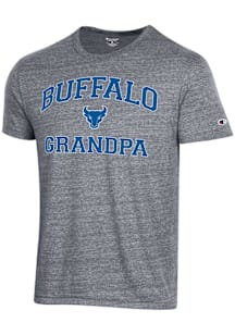 Champion Buffalo Bulls Grey Grandpa Short Sleeve T Shirt
