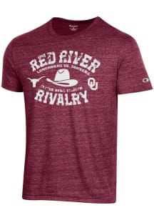 Champion Oklahoma Sooners Cardinal Red River Rivalry Short Sleeve T Shirt