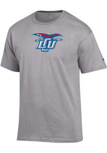 Champion Lubbock Christian University Chaps Grey Primary Team Logo Short Sleeve T Shirt