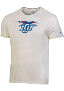 Champion Lubbock Christian University Chaps White Primary Team Logo Triblend Short Sleeve Fashio..