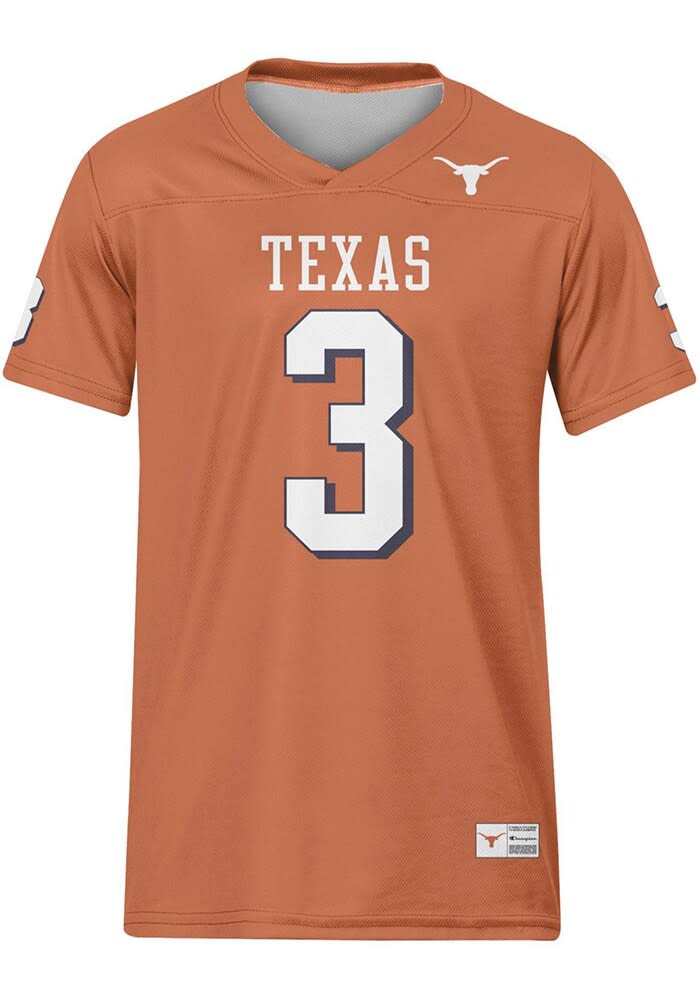 Texas Longhorns Quinn Ewers Youth Standard BURNTORANGE Champion