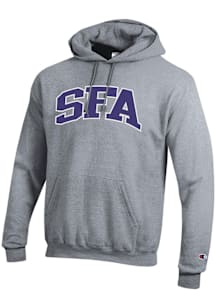 Champion SFA Lumberjacks Mens Grey Arch Twill Long Sleeve Hoodie