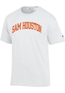 Champion Sam Houston State Bearkats White Arch Name Short Sleeve T Shirt