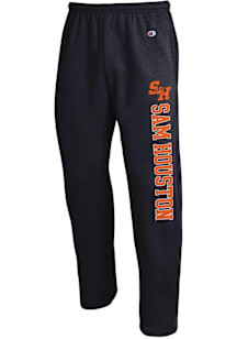 Champion Sam Houston State Bearkats Mens Black Wordmark Closed Bottom Sweatpants