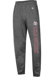 Champion Texas Southern Tigers Mens Charcoal Wordmark Closed Bottom Sweatpants