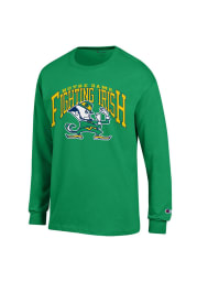 Champion Notre Dame Fighting Irish Green Arch Long Sleeve T Shirt