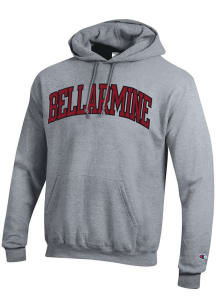 Champion Bellarmine Knights Mens Grey Arch Name Long Sleeve Hoodie