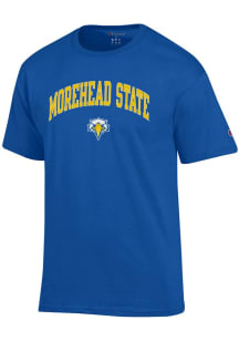 Champion Morehead State Eagles Blue Arch Mascot Short Sleeve T Shirt