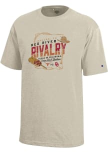 Champion Texas Longhorns Youth Oatmeal Red River Rivalry State Fair Short Sleeve T-Shirt