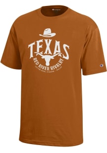 Champion Texas Longhorns Youth Burnt Orange Red River Rivalry Short Sleeve T-Shirt