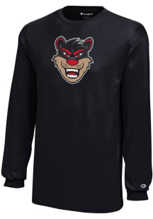 Youth Cincinnati Bearcats Black Champion Primary Logo Long Sleeve T-Shirt