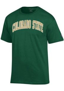 Champion Colorado State Rams Green Arch Name Short Sleeve T Shirt