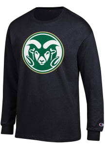 Champion Colorado State Rams Black Primary Long Sleeve T Shirt