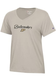 Purdue Boilermakers Brown Champion Core Short Sleeve T-Shirt