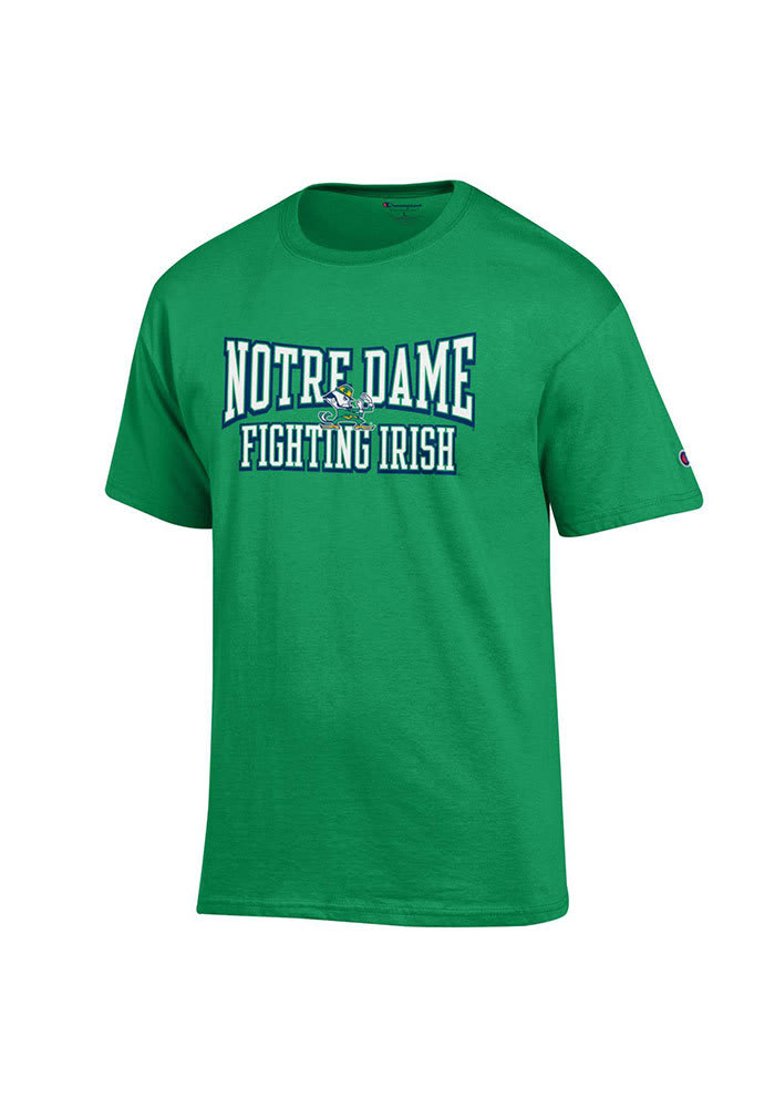 Champion Notre Dame Fighting Irish Green #1 Short Sleeve T Shirt