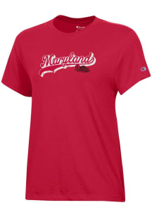 Maryland Terrapins Red Champion Core Short Sleeve T-Shirt