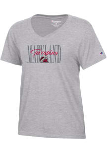 Maryland Terrapins Grey Champion Core Short Sleeve T-Shirt