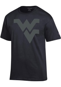 Champion West Virginia Mountaineers Black Primary Logo Short Sleeve T Shirt