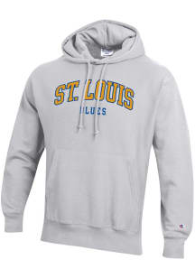 Champion St Louis Blues Mens White Arch Name Long Sleeve Hoodie