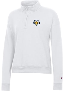 Champion Morehead State Eagles Womens White Powerblend Qtr Zip