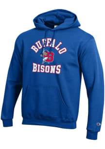 Champion Buffalo Bisons Mens Blue Powerblend Long Sleeve Hoodie