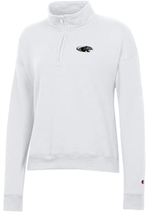 Champion Wisconsin-Milwaukee Panthers Womens White Powerblend Qtr Zip