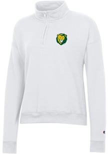 Champion Southeastern Louisiana Lions Womens White Powerblend Qtr Zip