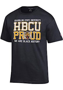 Champion Grambling State Tigers Black HBCU Proud Short Sleeve T Shirt