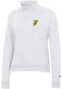 Champion Wichita State Shockers Womens White Powerblend Qtr Zip