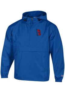 Mens Tulsa Golden Hurricane Blue Champion Packable Light Weight Jacket