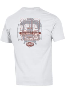 Champion Texas Longhorns White 100 Years Football Stadium Short Sleeve T Shirt