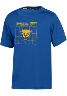 Youth Pitt Panthers Blue Champion Impact Short Sleeve T-Shirt