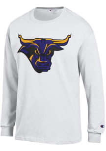 Champion Minnesota State Mankato Mavericks White Primary Team Logo Jersey Long Sleeve T Shirt