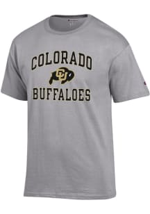Champion Colorado Buffaloes Grey Number One Short Sleeve T Shirt