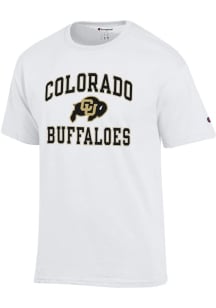Champion Colorado Buffaloes White Number One Short Sleeve T Shirt