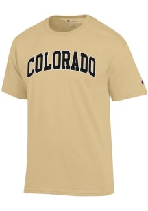 Champion Colorado Buffaloes Gold Arch Name Short Sleeve T Shirt