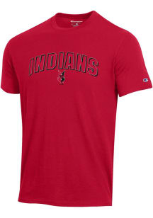 Champion Indianapolis Indians Red Arch Mascot Short Sleeve T Shirt