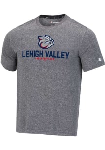 Champion Lehigh Valley Ironpigs Grey Heathered Impact Short Sleeve T Shirt