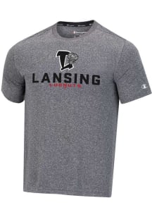 Champion Lansing Lugnuts Grey Heathered Impact Short Sleeve T Shirt